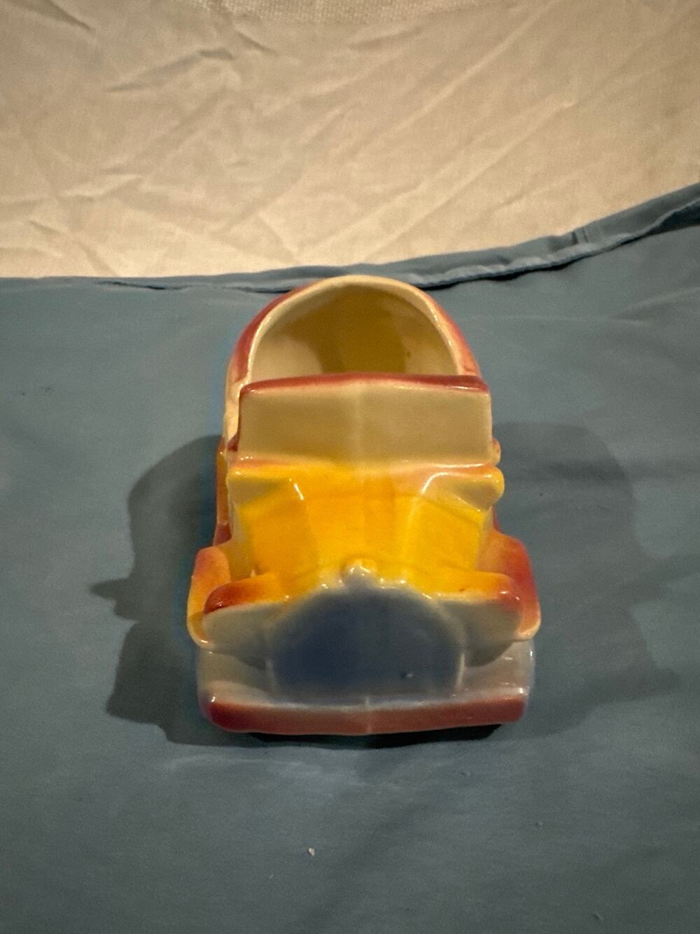 Vintage Shawnee Pottery Antique Car Planter USA 506 Mid Century Ceramic Jalopy